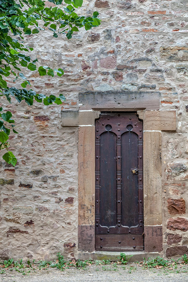 A door in the wall in Obernai Photograph by W Chris Fooshee