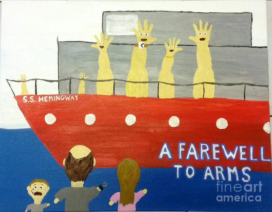 A Farewell to Arms Painting by Nick Nestle