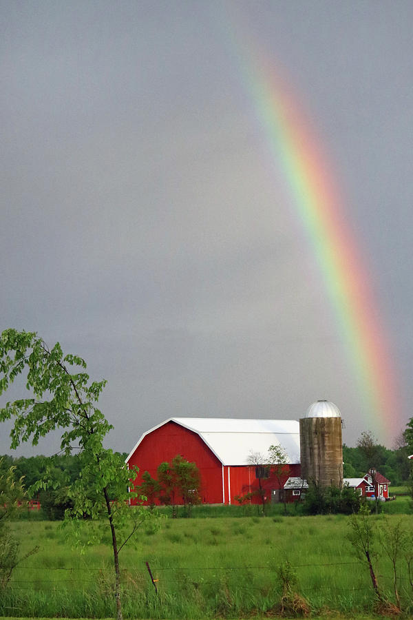 A Farms Rainbow Photograph by Brook Burling