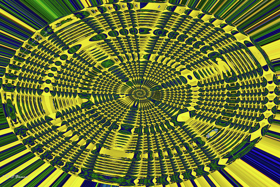 A Few Maple Leaves Abstract #1 Digital Art by Tom Janca