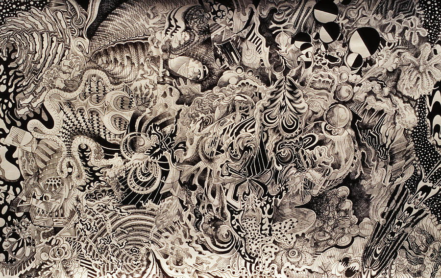 Abstract Drawing - A Few of Our Favourite Things by Sean Imler Abstract Drawing - A Few of Our Favourite Things by Sean Imler