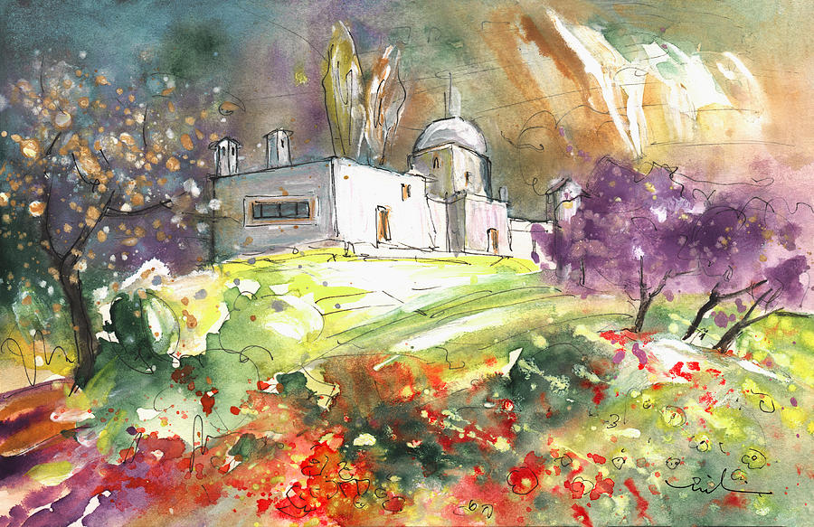 A Finca In Turre Painting by Miki De Goodaboom