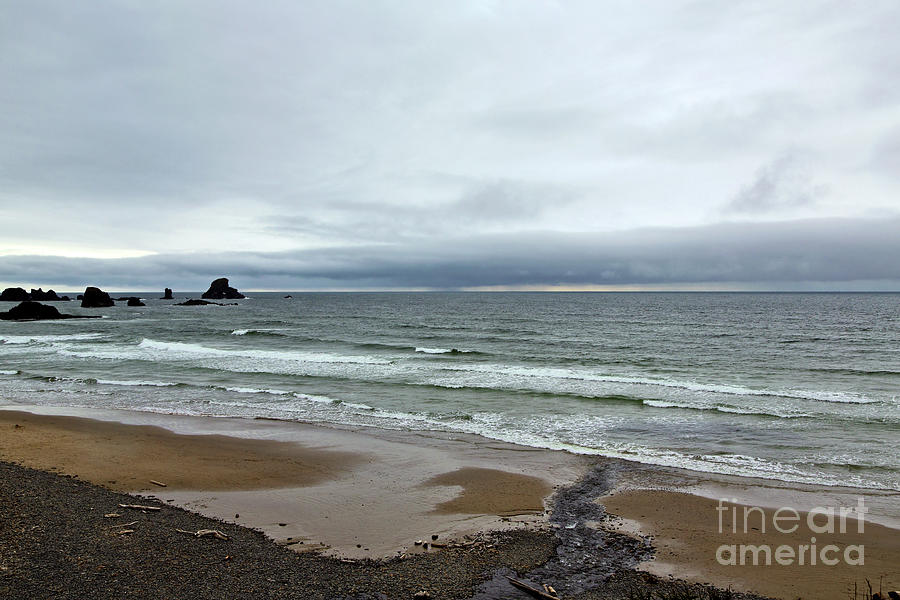 Beach Photograph - A Fine Oregon Day by Jon Burch Photography