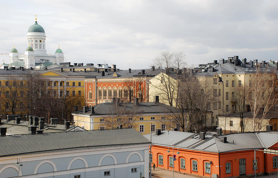 City Photograph - A Finnish Cityscape by Timothy Model
