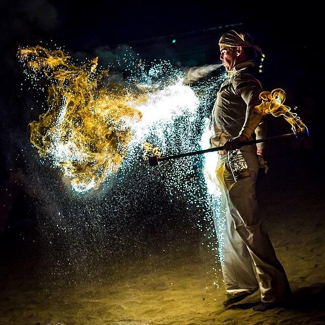 A Fire Breather On Saturday Night At Photograph by Jacob Avanzato