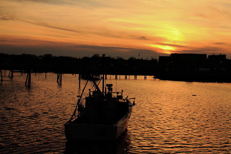 A Fish Pier Sunset Photograph by Doug Mills