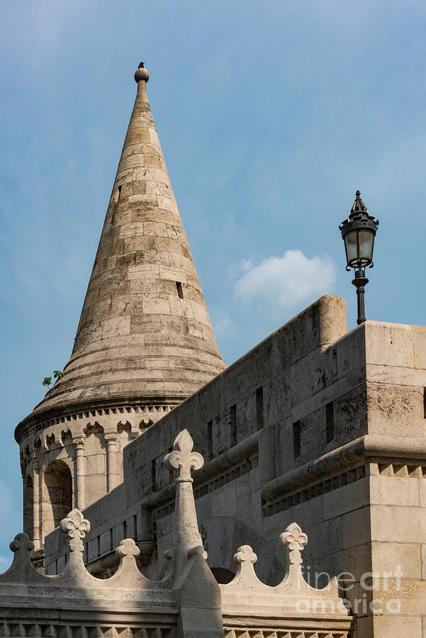 A Fisherman Bastion Turret Photograph by Bob Phillips