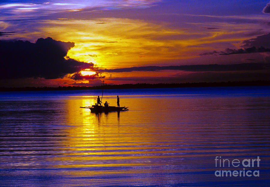 Sunset Photograph - A Fishermans Sunset  by James BO Insogna