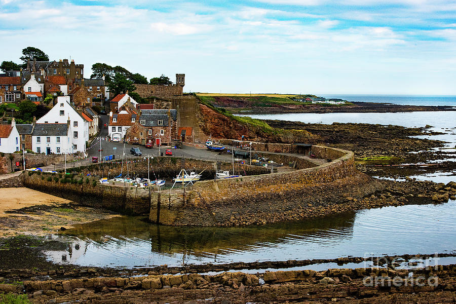 A Fishing Village Named Crail in East Nuek of Fife Scotland Photograph by Mary Jane Armstrong