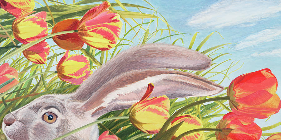 A Flopsy Wind Painting by Lisa Jeanne Graf