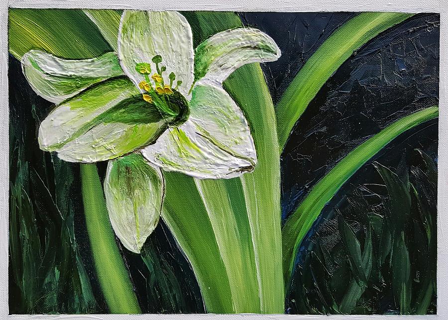 A Flower   35 Painting by Cheryl Nancy Ann Gordon