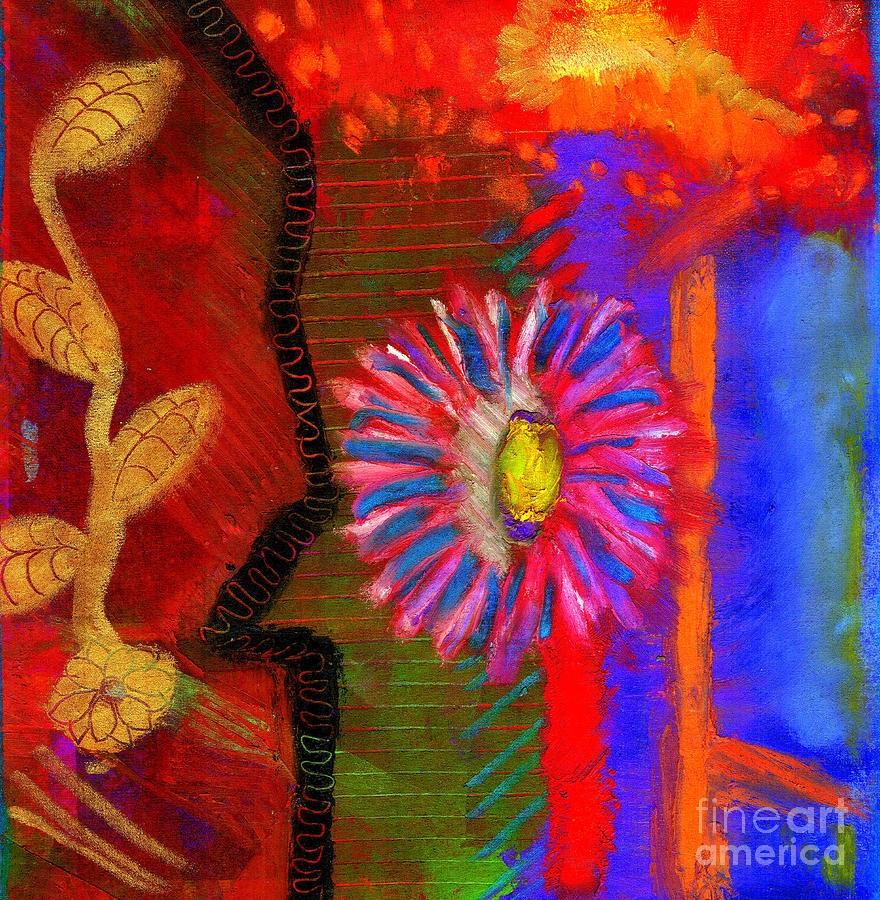 A Flower for You Painting by Angela L Walker