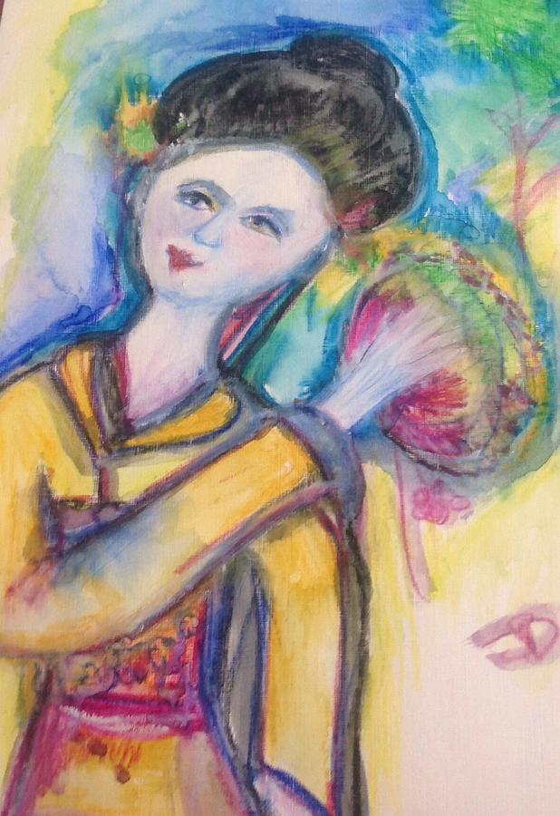 A flower so fragrant  Painting by Judith Desrosiers