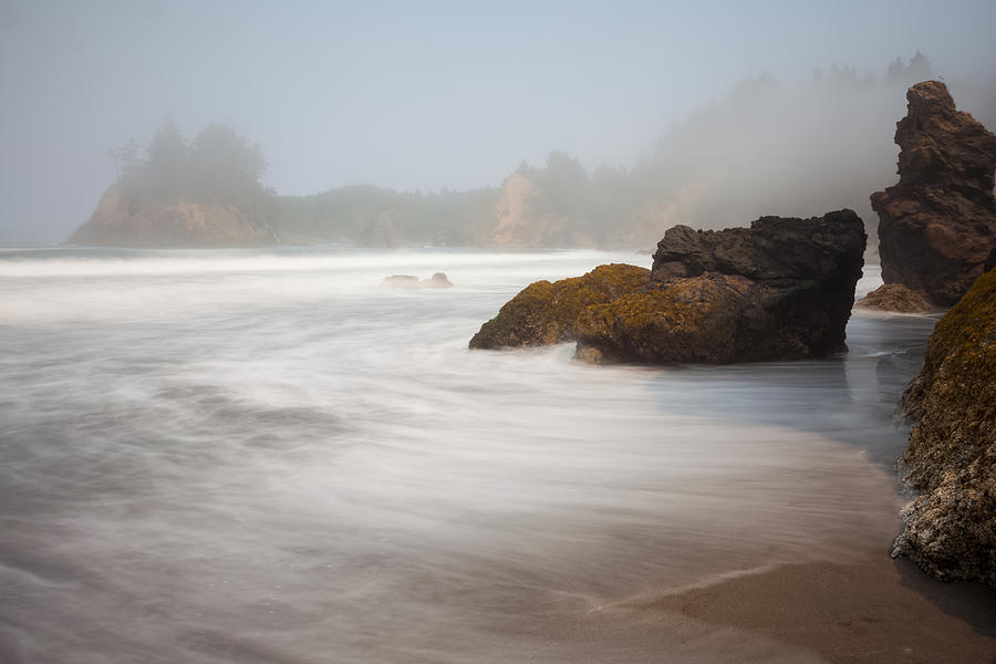 A Fog Rolls In Photograph by Mark Alder
