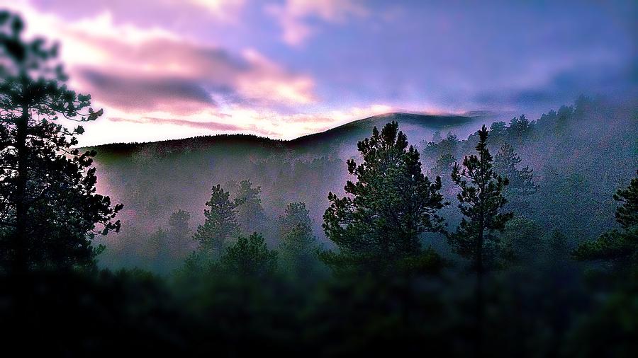 Landscape Photograph - A Foggy Morning in Evergreen by Randy Thomas