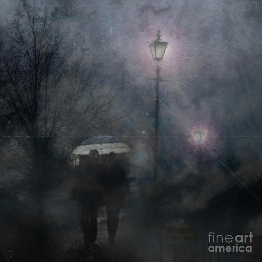 A Foggy Night Romance Photograph by LemonArt Photography