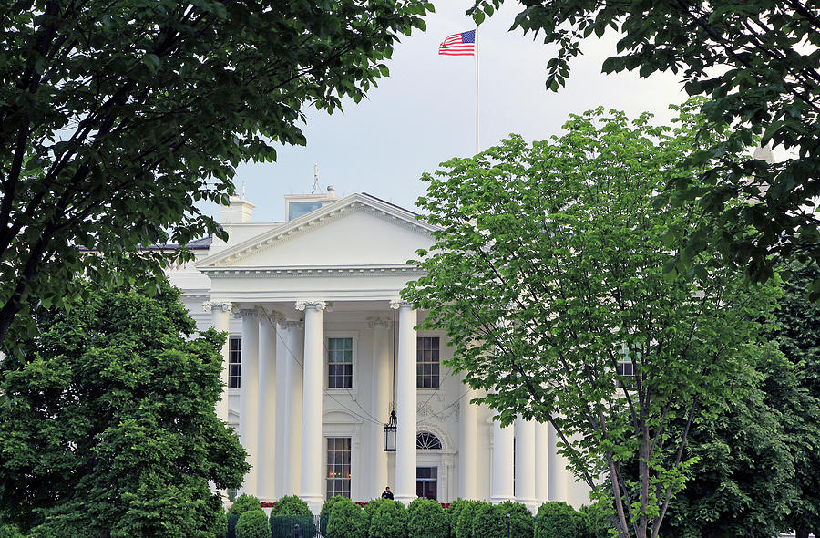 A Green White House Photograph by Cora Wandel