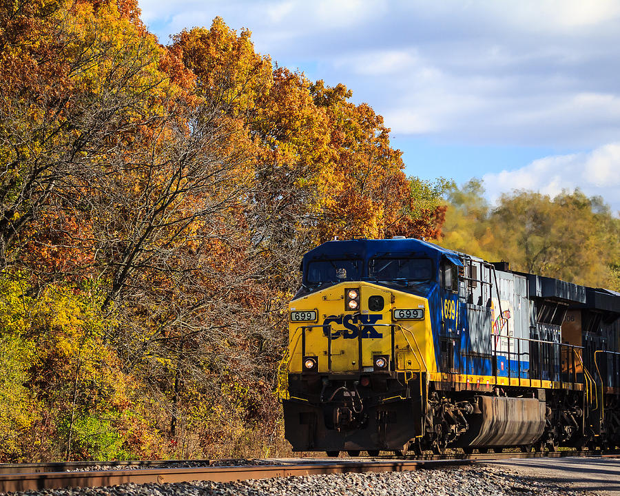 A Freight Train Runs Through It Photograph by Joni Eskridge