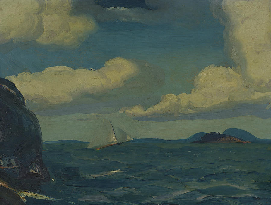 A Fresh Breeze Painting by George Bellows
