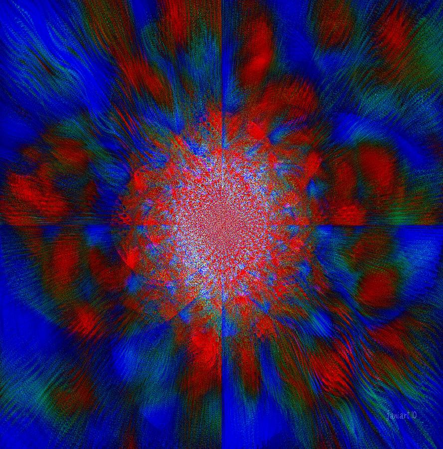 A Fresh Touch of Red Digital Art by Fania Simon