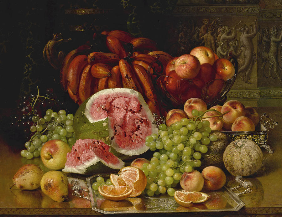 A Fruit Picture Painting by Robert Spear Dunning