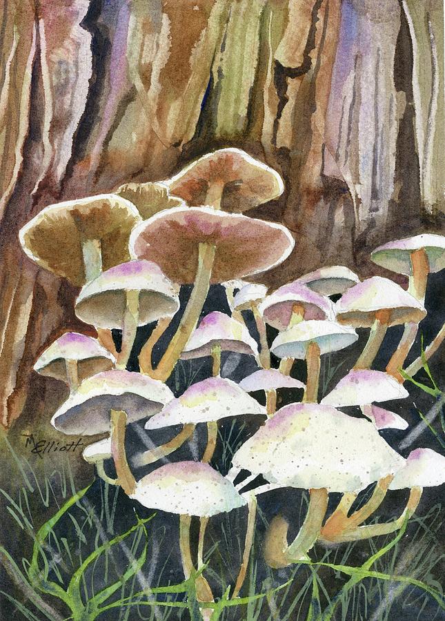 A Fungus Amongus Painting by Marsha Elliott