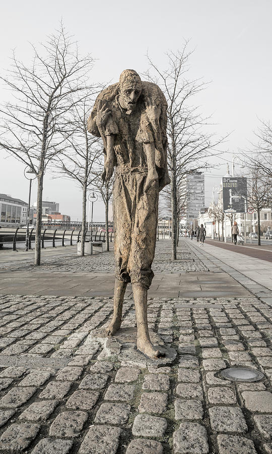 Inspirational Photograph - A Future History The Famine Sculpture by Betsy Knapp