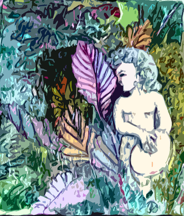 A Garden Muse Painting