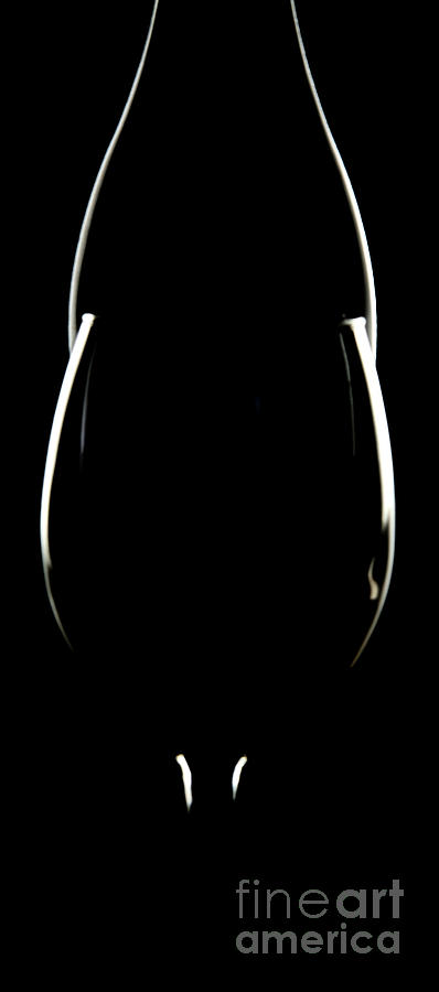 A Glass of Wine Photograph by Deborah Klubertanz