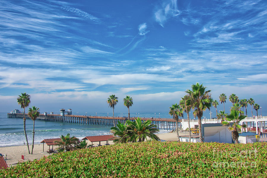 A Glorious Morning at Oceanside Pier Photograph by David Levin