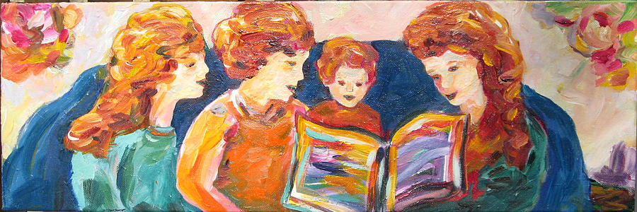 A Good Read Painting by Naomi Gerrard