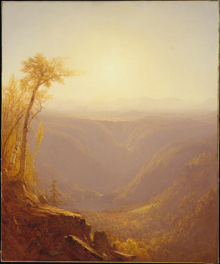 Landscape Painting - A Gorge In The Mountains by Robert Swain Gifford