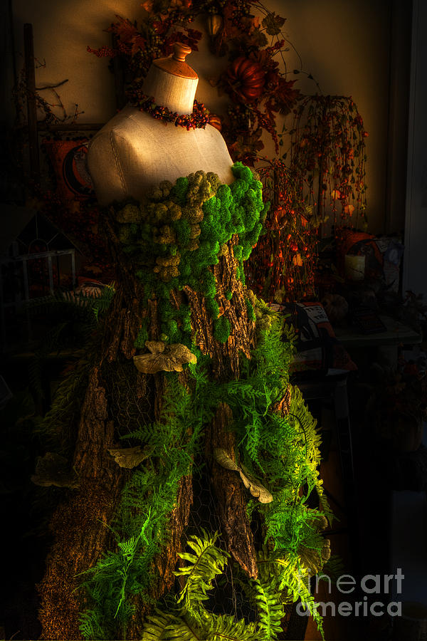 Mushroom Digital Art - A Gown for a Faerie Princess by William Fields