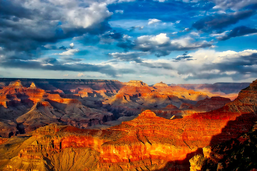 Grand Canyon National Park Photograph - A Grand Canyon Sunset by Mountain Dreams
