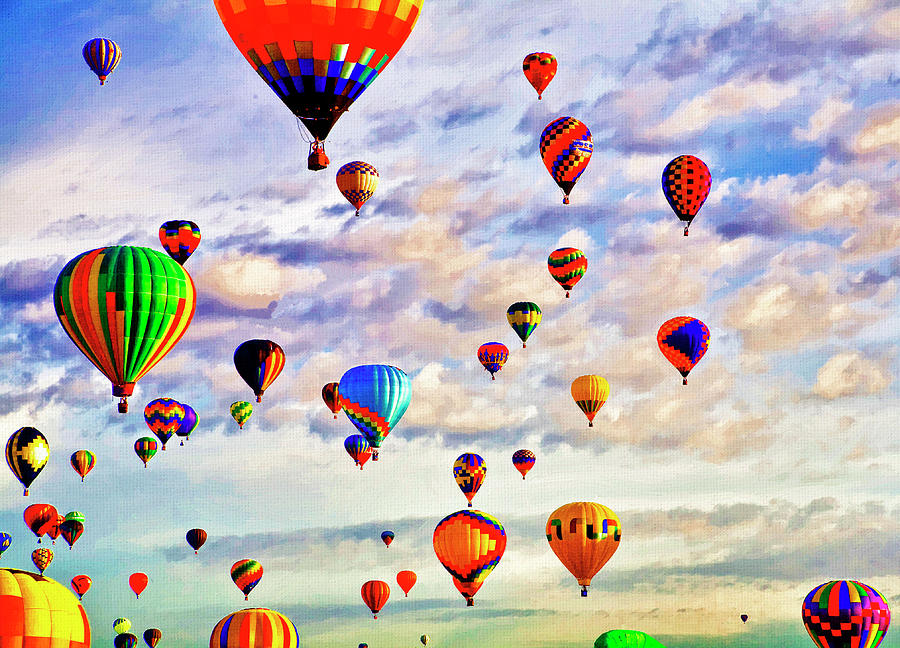 Albuquerque Digital Art - A Great Day To Fly by Gary Baird