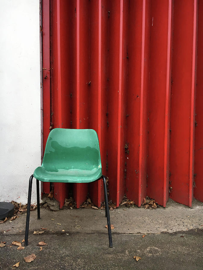 A green chair Photograph by Tom Gowanlock