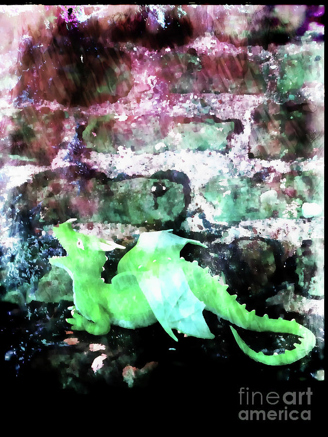 Abstract Photograph - A green dragon by Tom Gowanlock