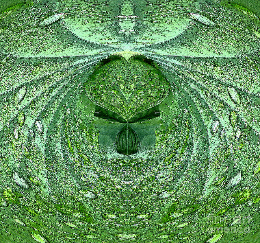 Abstract Photograph - A Green World by Addie Hocynec