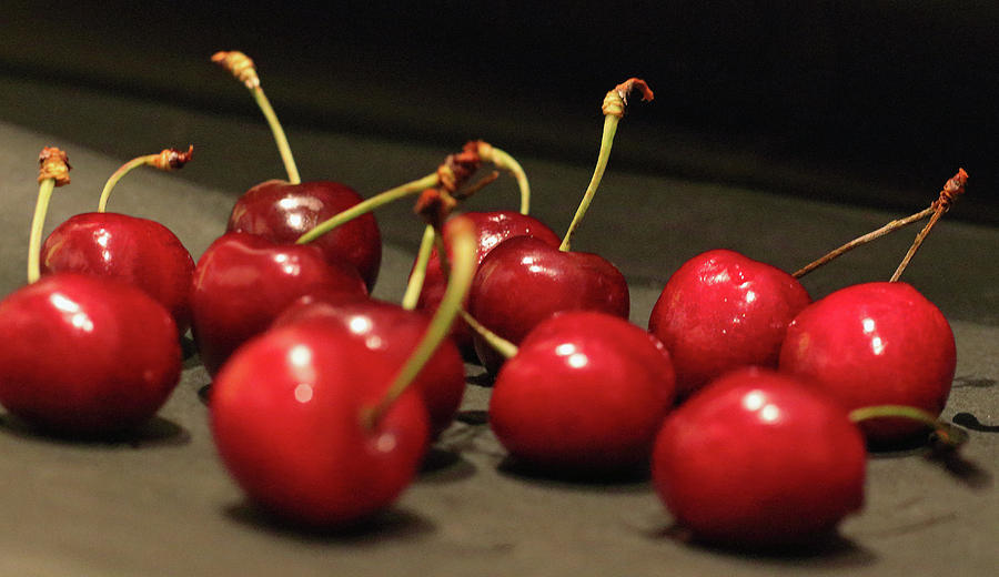 A Group of Cherries Photograph by Jeff Townsend