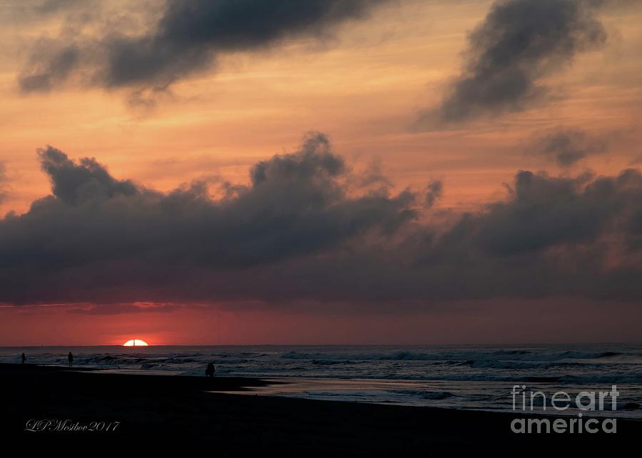 Beach Photograph - A Hatteras Sunrise by Linda Mesibov