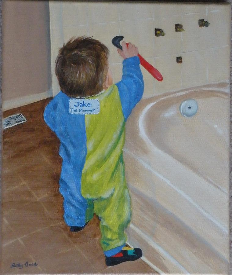 A Helping Hand Painting by Betty-Anne McDonald