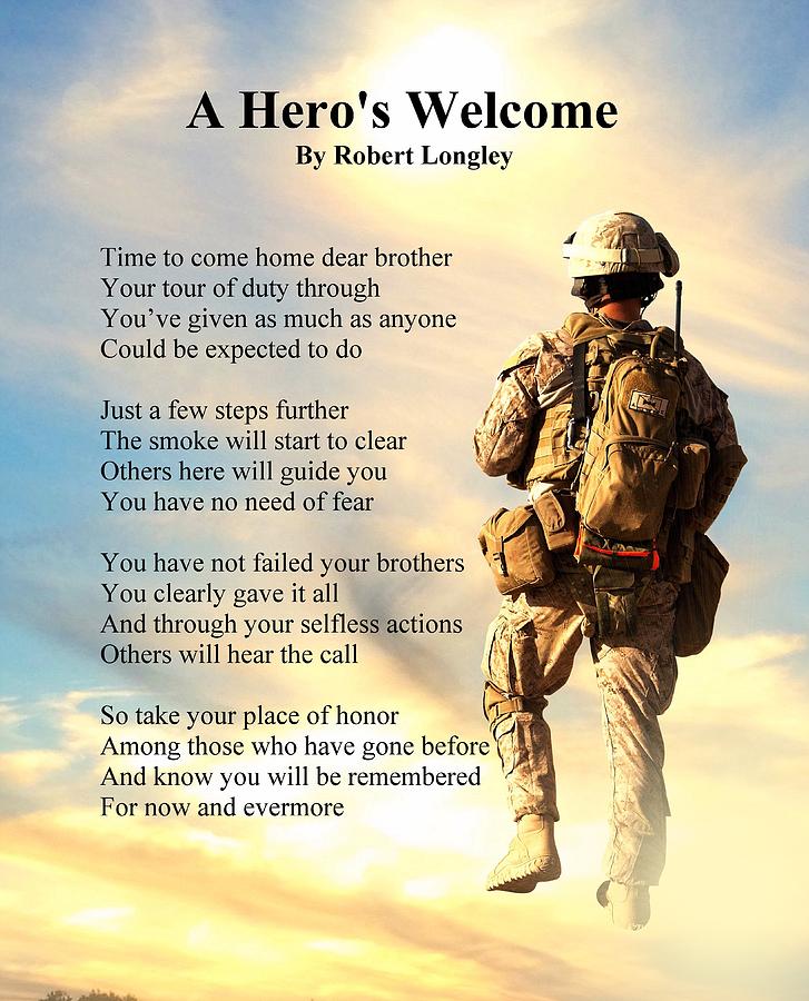 A Hero's Welcome - Army 2 Photograph by Robert Longley | Fine Art America