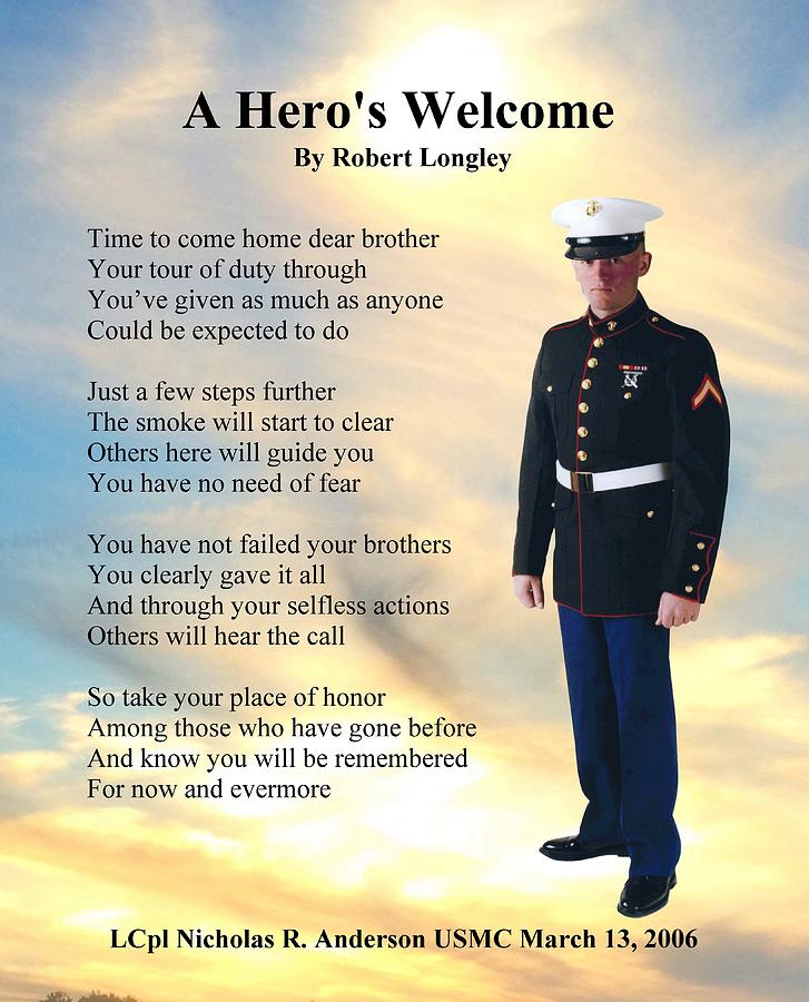 A Hero's Welcome - personalized Photograph by Robert Longley - Fine Art ...