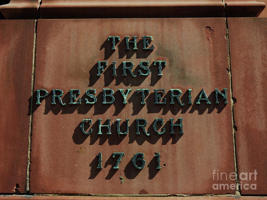 A Historic Church Sign  In Baltimore Photograph by Poets Eye