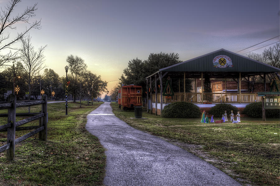 A Hometown Christmas Photograph by Harry B Brown