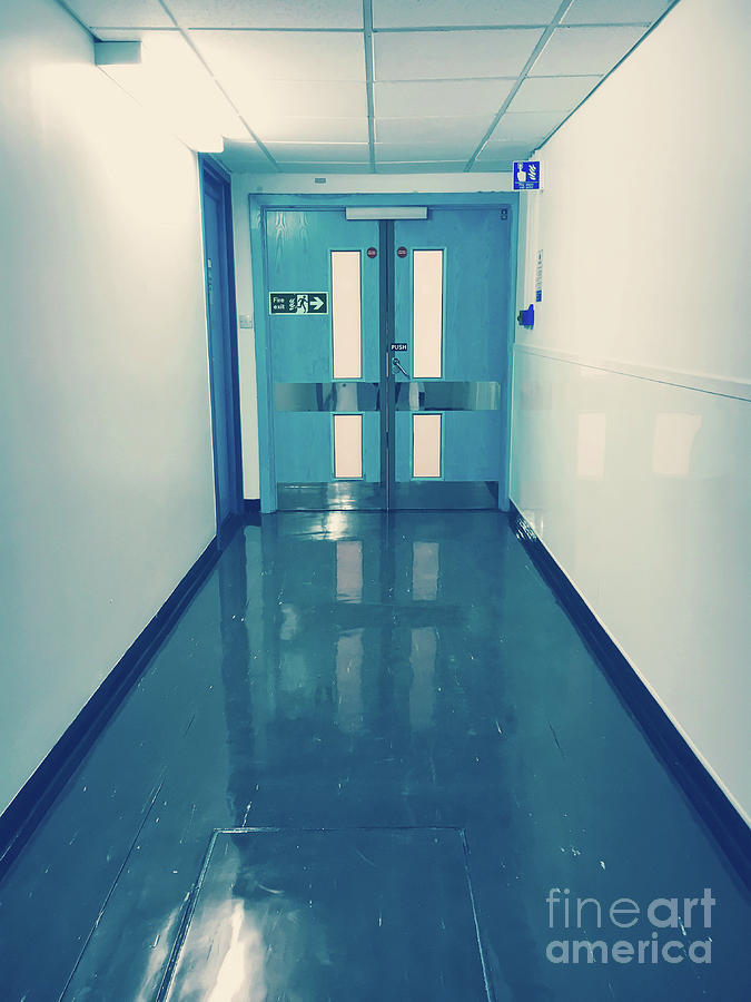 A hospital corridor Photograph by Tom Gowanlock