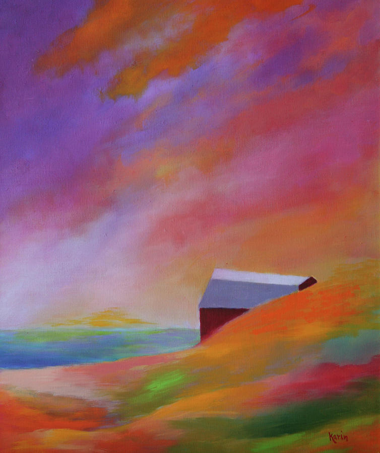 A Hot Day in Michigan Painting by Karin Eisermann