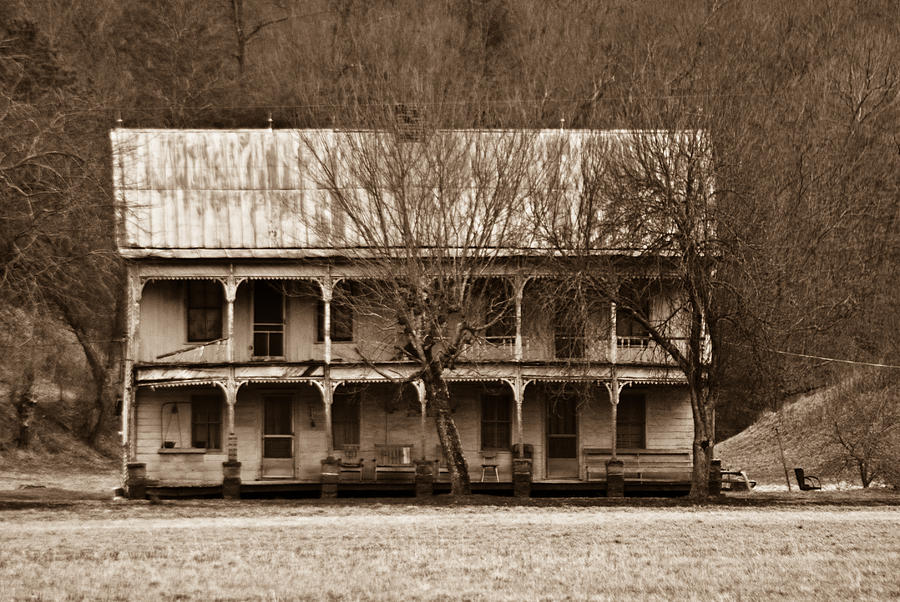 Fork Photograph - A House from the Past by Douglas Barnett