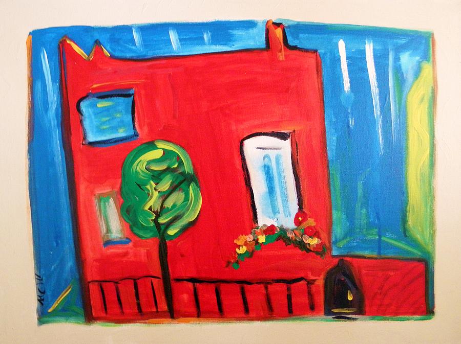 A House with a Smile to Give Painting by Mary Carol Williams