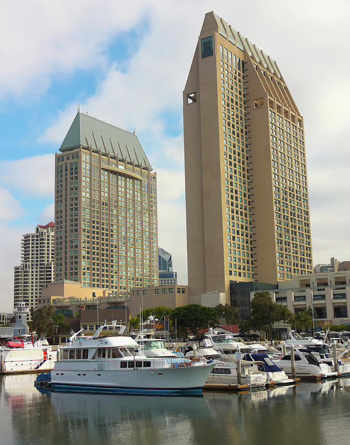Travel Photograph - A Hyatt Manchester Grand Shot, San Diego by Derrick Neill Travel Photograph - A Hyatt Manchester Grand Shot, San Diego by Derrick Neill